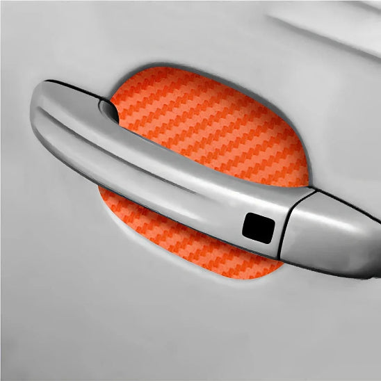 Autocollant voiture orange