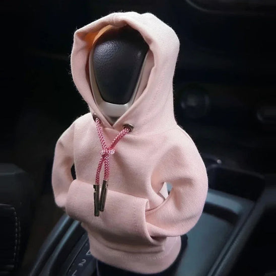 Protection levier de vitesse voiture rose