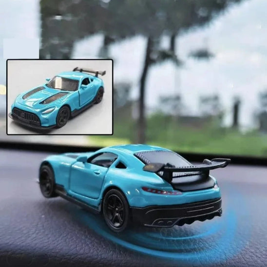decoration interieur pour voiture bleu