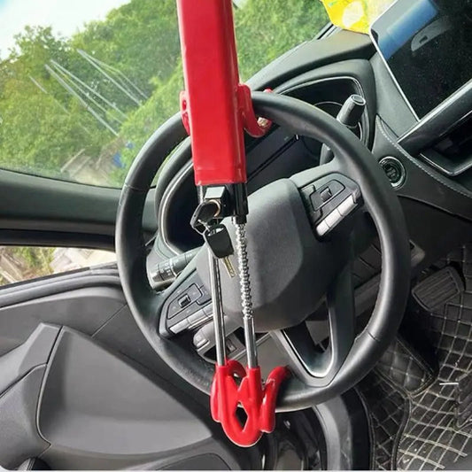 antivol de voiture rouge