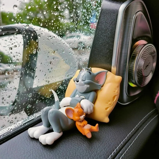 decoration interieur pour voiture tom et jerry