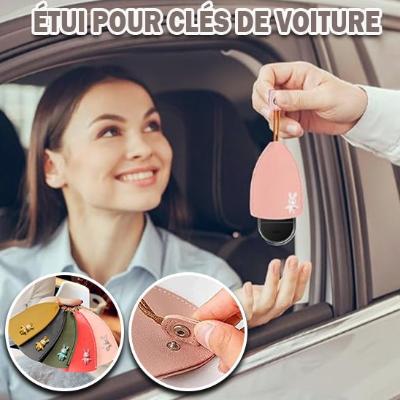 Porte clé pour voiture - cuir - Jolie Auto